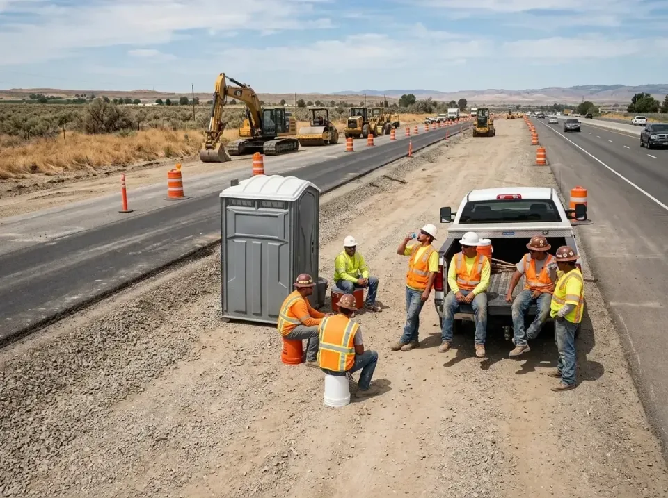 highway-road-construction-crew-007 — frequently asked questions, Porta Potty and Restroom Rentals in Emerald Isle, NC